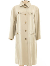 1970's Gucci Khaki Coat Outerwear arcadeshops.com