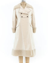 Sherpa Trimmed Canvas Coat Outerwear arcadeshops.com