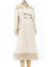 Sherpa Trimmed Canvas Coat Outerwear arcadeshops.com