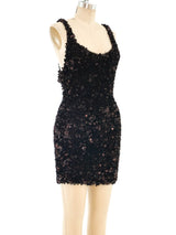 Donna Karan Bronze Paillette Tank Dress Dress arcadeshops.com