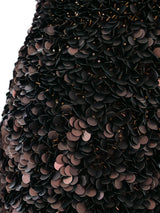 Donna Karan Bronze Paillette Tank Dress Dress arcadeshops.com