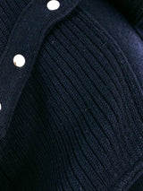 1980's Black and White Knit Sweater Top arcadeshops.com