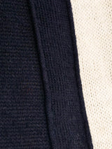 1980's Black and White Knit Sweater Top arcadeshops.com