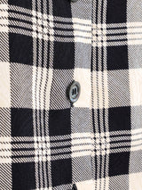 Yves Saint Laurent Check Silk Cropped Top Top arcadeshops.com