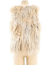 Chanel Faux Fur Vest Jacket arcadeshops.com