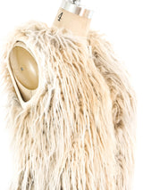 Chanel Faux Fur Vest Jacket arcadeshops.com