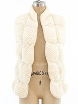 Quilted Knit Puffer Vest Jacket arcadeshops.com