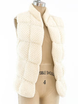 Quilted Knit Puffer Vest Jacket arcadeshops.com