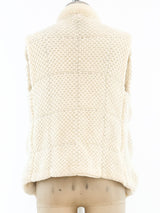 Quilted Knit Puffer Vest Jacket arcadeshops.com