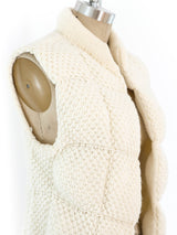 Quilted Knit Puffer Vest Jacket arcadeshops.com