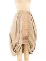 Sculptural Khaki Skirt Bottom arcadeshops.com