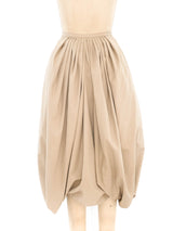 Sculptural Khaki Skirt Bottom arcadeshops.com