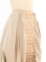 Sculptural Khaki Skirt Bottom arcadeshops.com