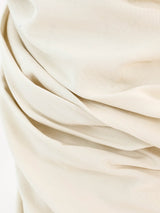 Sophie Sitbon Cream Draped Midi Skirt Bottom arcadeshops.com