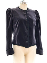 Yves Saint Laurent Velvet Jacket Jacket arcadeshops.com