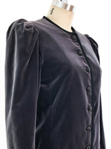 Yves Saint Laurent Velvet Jacket Jacket arcadeshops.com