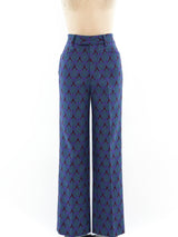 Miu Miu Jacquard Trousers Bottom arcadeshops.com