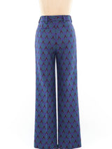 Miu Miu Jacquard Trousers Bottom arcadeshops.com