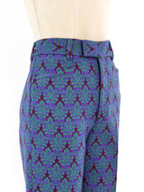Miu Miu Jacquard Trousers Bottom arcadeshops.com