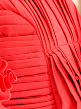 Rick Owens Pleated Ruffle Sleeveless Jacket Jacket arcadeshops.com