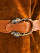 1970's Gucci Suede Coat Outerwear arcadeshops.com