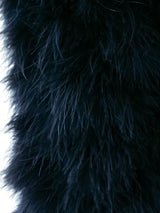 Sonia Rykiel Black Marabou Feather Jacket Jacket arcadeshops.com