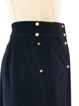 Chanel Fringed Cashmere Skirt Bottom arcadeshops.com