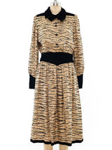 Givenchy Animal Printed Silk Dress Dress arcadeshops.com