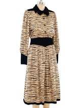 Givenchy Animal Printed Silk Dress Dress arcadeshops.com