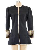 Mary McFadden Embellished Quilted Jacket Jacket arcadeshops.com