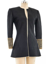 Mary McFadden Embellished Quilted Jacket Jacket arcadeshops.com
