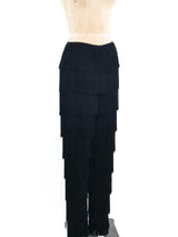Norma Kamali Fringed Pants Bottom arcadeshops.com