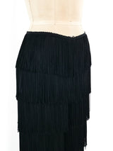 Norma Kamali Fringed Pants Bottom arcadeshops.com