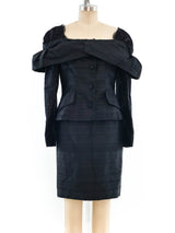 Victor Costa Architectural Raw Silk Suit Suit arcadeshops.com