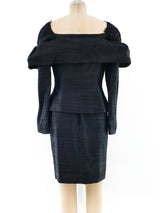 Victor Costa Architectural Raw Silk Suit Suit arcadeshops.com