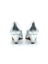 Gucci Metallic Silver Pumps Accessory arcadeshops.com
