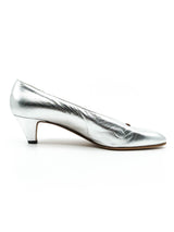 Gucci Metallic Silver Pumps Accessory arcadeshops.com