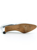 Gucci Metallic Silver Pumps Accessory arcadeshops.com