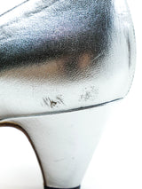 Gucci Metallic Silver Pumps Accessory arcadeshops.com