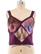 Chanel Sequin Embellished Tank Top arcadeshops.com