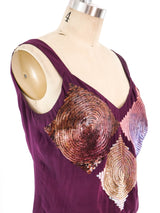 Chanel Sequin Embellished Tank Top arcadeshops.com