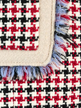 Balenciaga Houndstooth Tweed Cropped Jacket Jacket arcadeshops.com