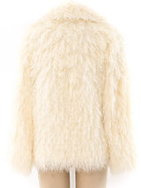 Ivory Yarn Shag Jacket Jacket arcadeshops.com