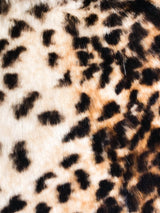 Cheetah Printed Fur Vest Jacket arcadeshops.com