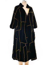 Quilted Velvet Coat Outerwear arcadeshops.com