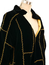 Quilted Velvet Coat Outerwear arcadeshops.com