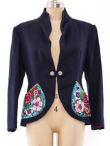 Embellished Pocket Evening Jacket Jacket arcadeshops.com