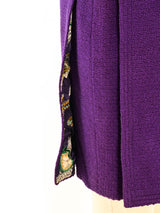 Chanel Purple Boucle Suit Suit arcadeshops.com