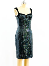 Thierry Mugler Sequin Dress Dress arcadeshops.com