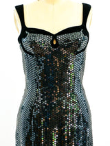 Thierry Mugler Sequin Dress Dress arcadeshops.com